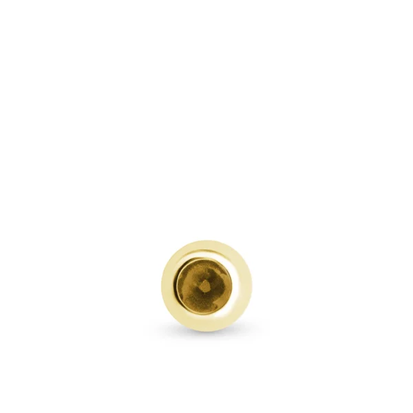 Ciambellina stopper in argento con gommino interno