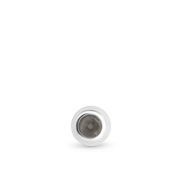 Ciambellina stopper in argento con gommino interno