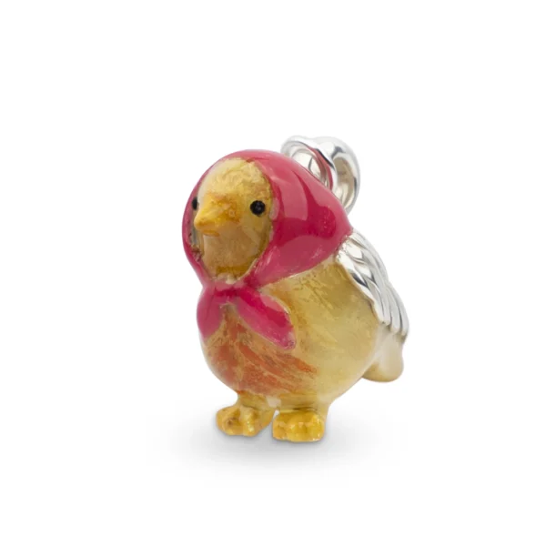 Ciondolo Pettirossa S in argento