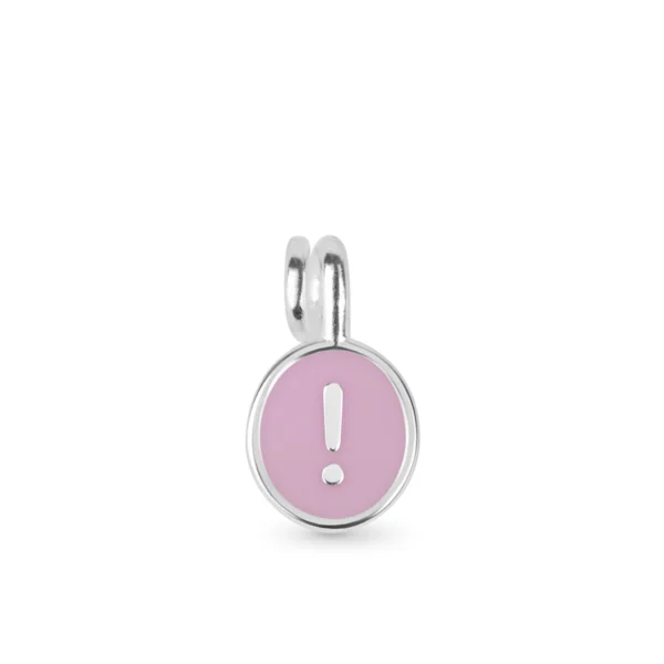 Charm punto esclamativo in argento
